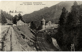 Le Lioran. La Route du tunnel, 1903