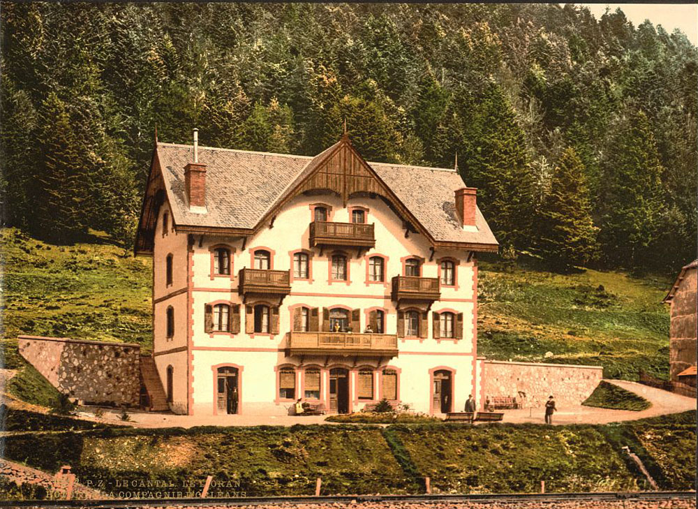 Le Lioran. Le Cantal, le Lioran, Auvergne Mountains, 1890