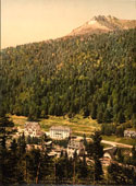 Le Lioran. Le Cantal, le Lioran, hotels, Auvergne Mountains, 1890