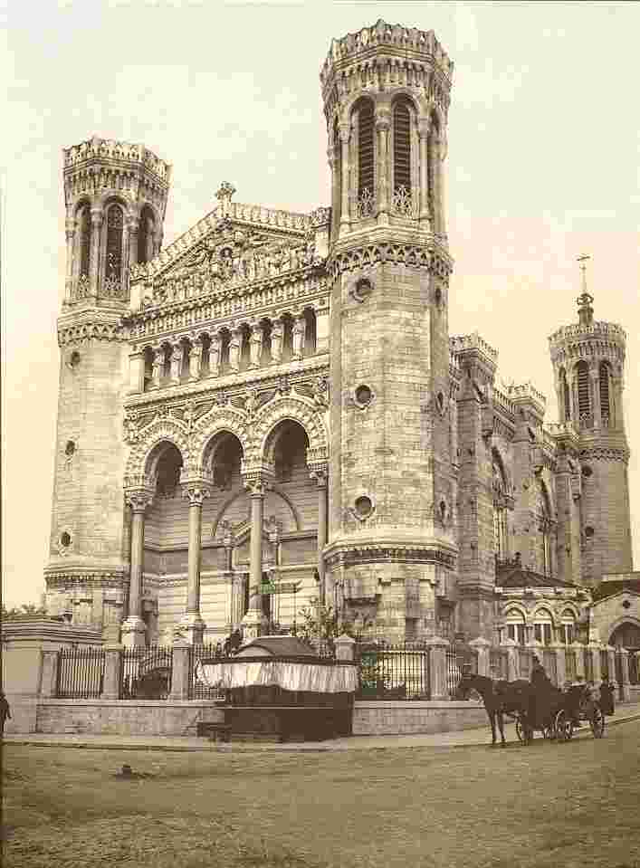 Lyon. Basilique Fourvière, vers 1890