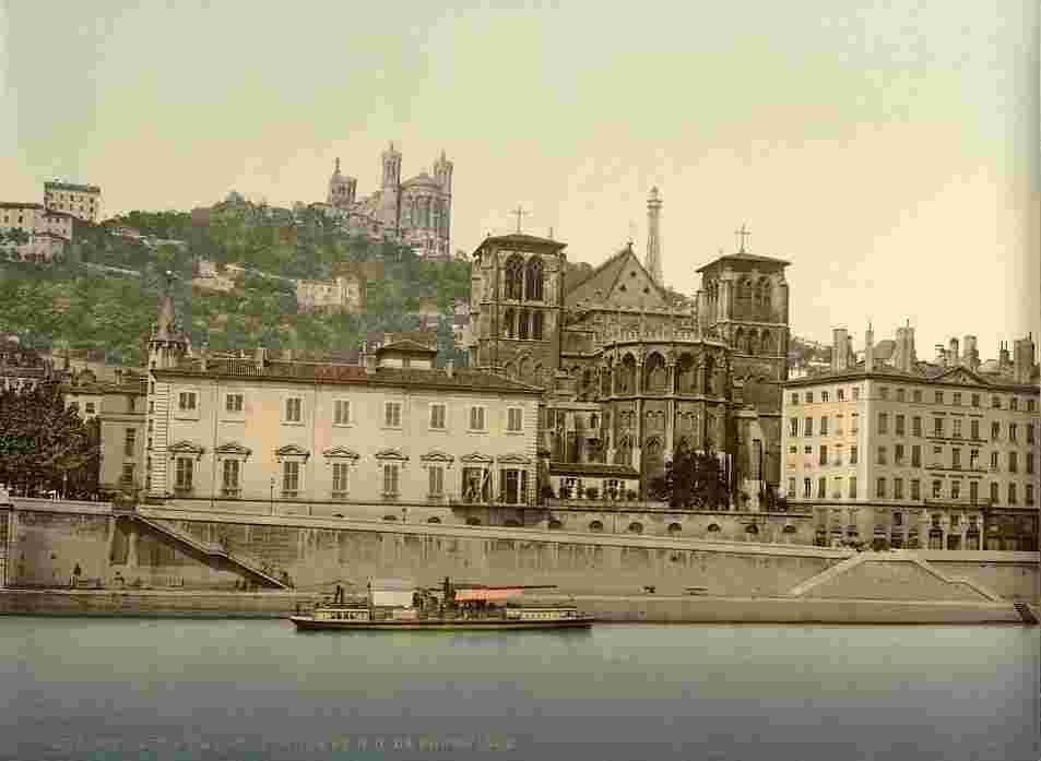 Lyon. Cathédrale et Notre Dame de Fourvière