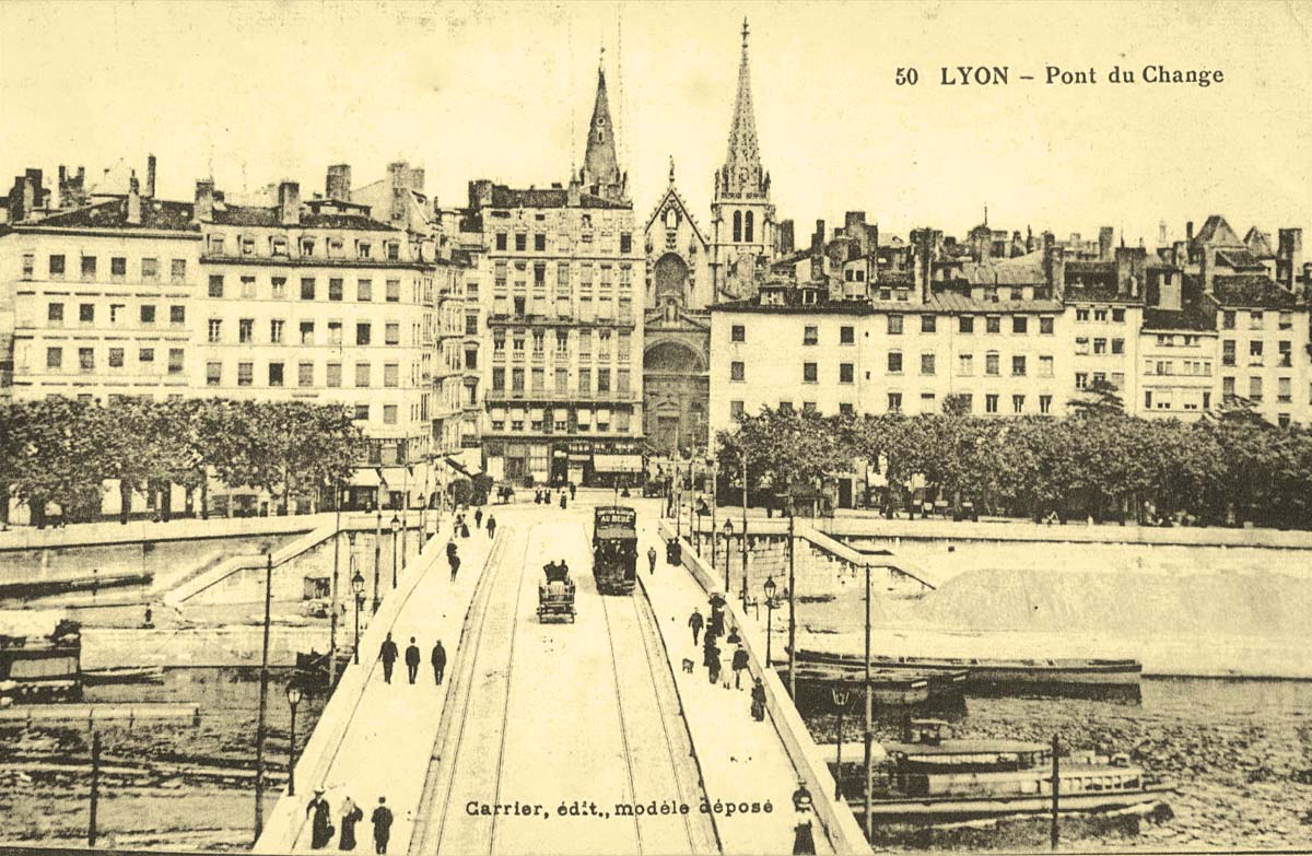 Lyon. Pont du Change