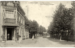 Lambersart. La Rue de Lille, Coin du Canon d'Argent, 1923