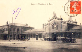 Laon. Place de la Gare, 1911