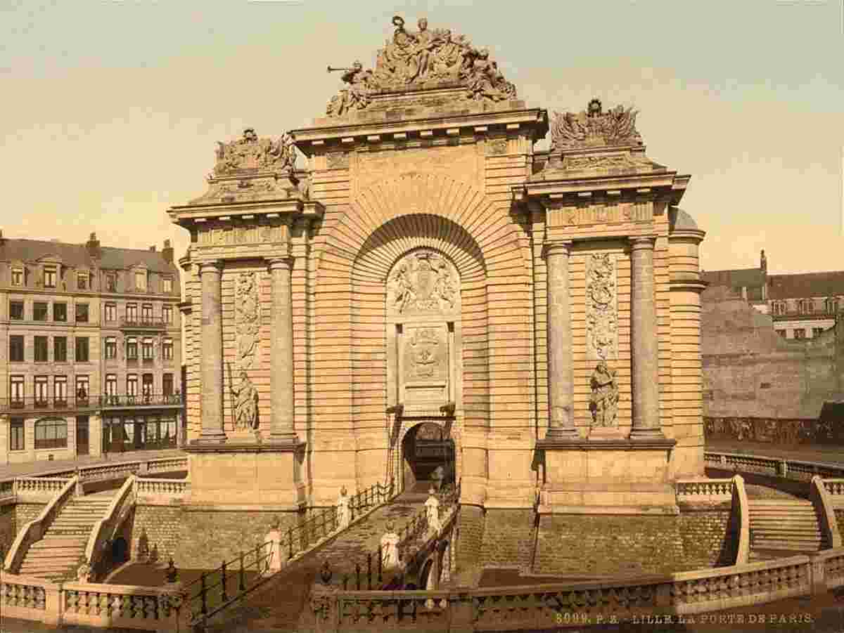 Lille. La Porte de Paris, vers 1890