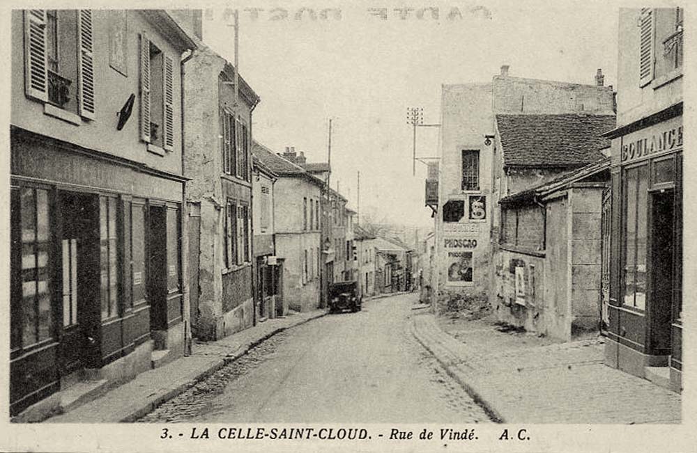 La Celle-Saint-Cloud. Rue de Vinde