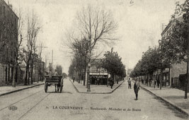 La Courneuve. Boulevard Michelet et de Stains