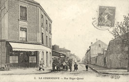 La Courneuve. Rue Edgar-Quinet