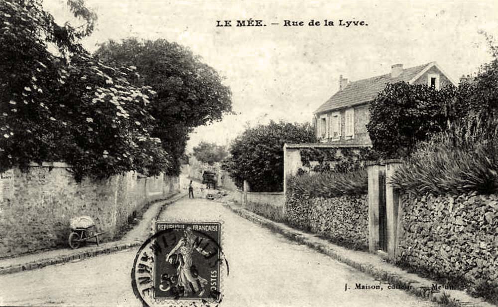 Le Mée-sur-Seine. Rue de la Lyve