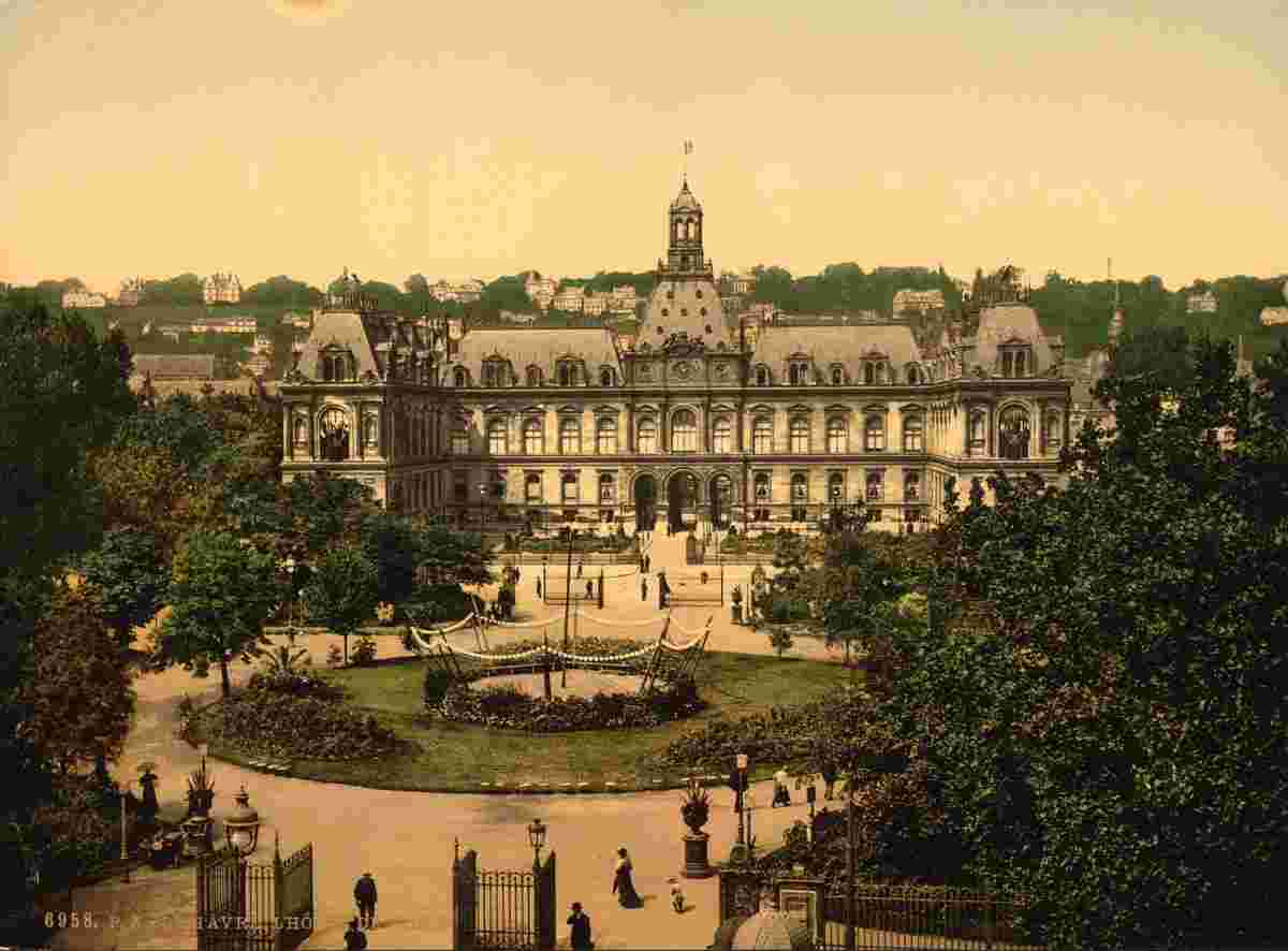 Le Havre. Hôtel de Ville, 1890