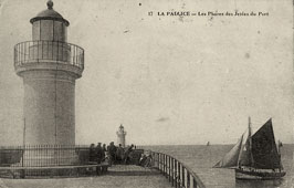 La Rochelle. Les Phares des Jeteés du Port, 1914