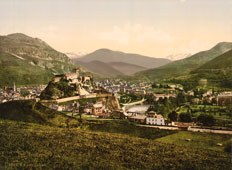 Lourdes. General view, 1890