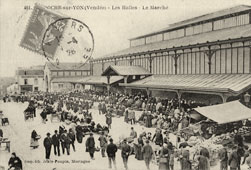 La Roche-sur-Yon. Les Halles, la Marché