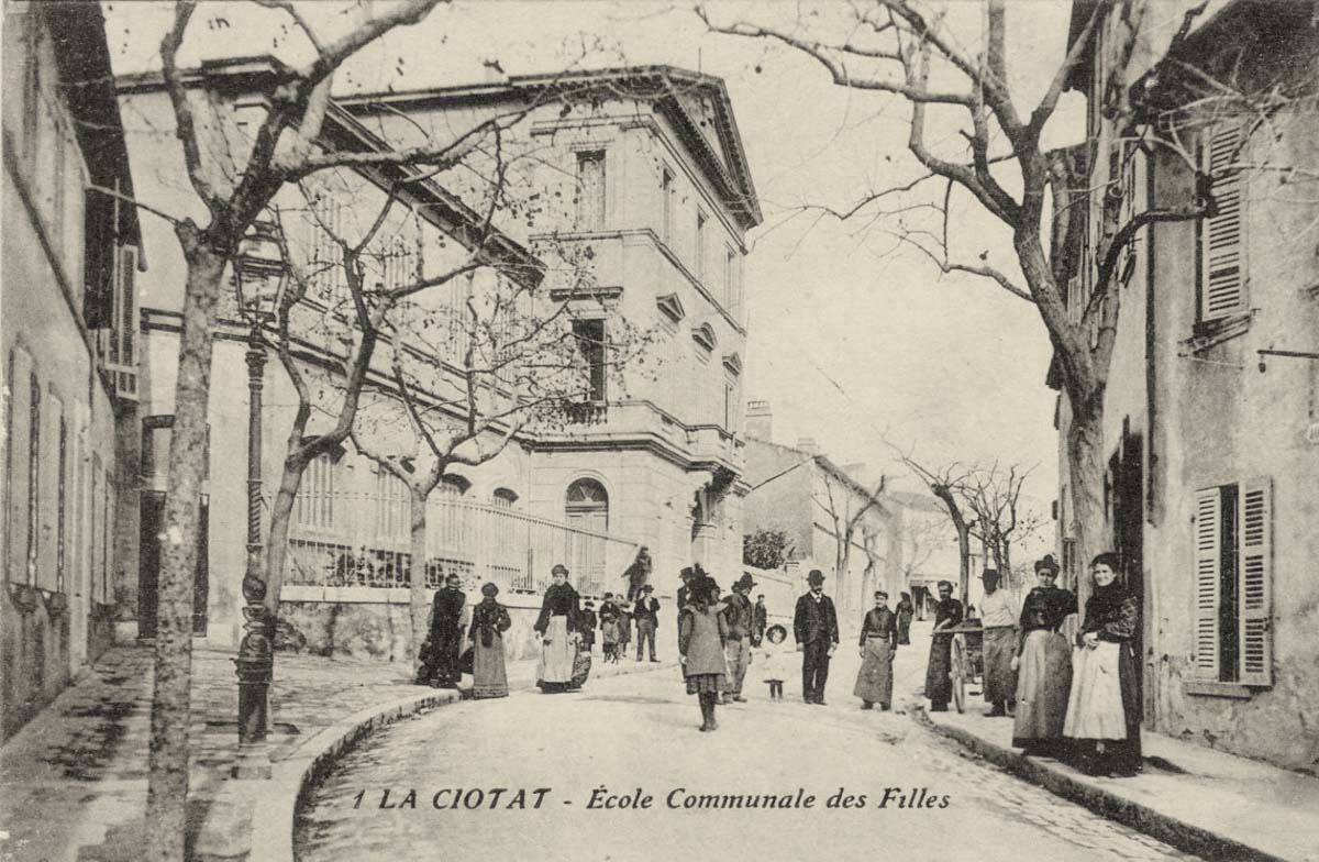 La Ciotat. École des Filles, Boulevard Guerin, 1913
