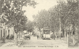 La Valette-du-Var. Entrée du Village, Tramway