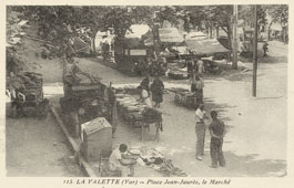 La Valette-du-Var. Place Jean-Jaurès, le Marché
