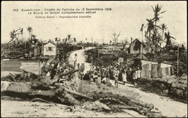Le Gosier. Dégâts du Cyclone du 12 Septembre 1928
