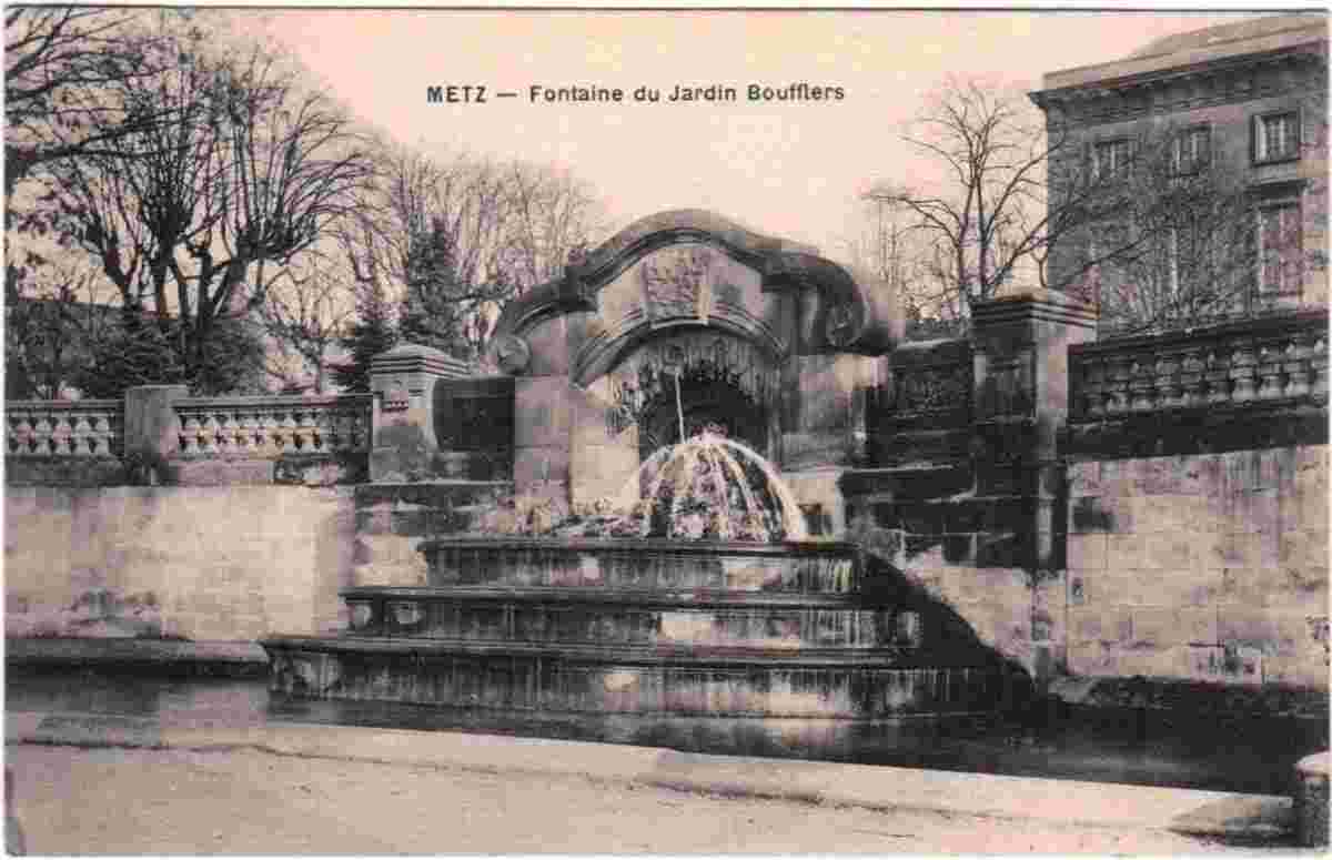 Metz. Fontaine du Jardin Bouffiers