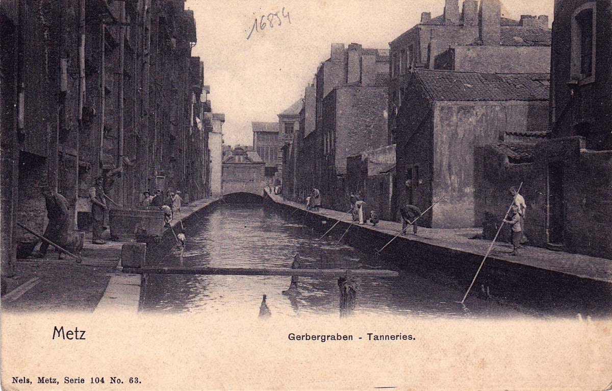 Metz. Gerber Graben, Tanneries, 1906