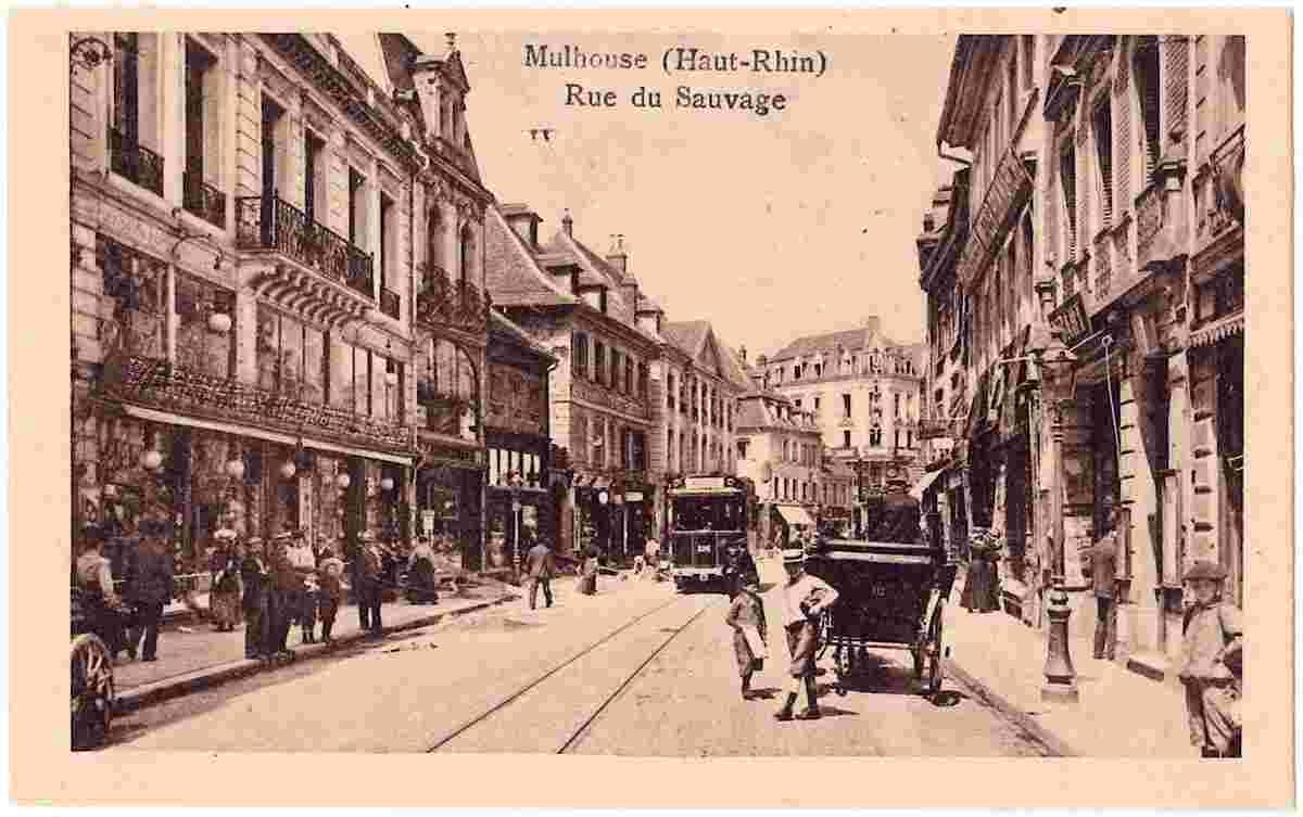 Mulhouse. Rue du Sauvage