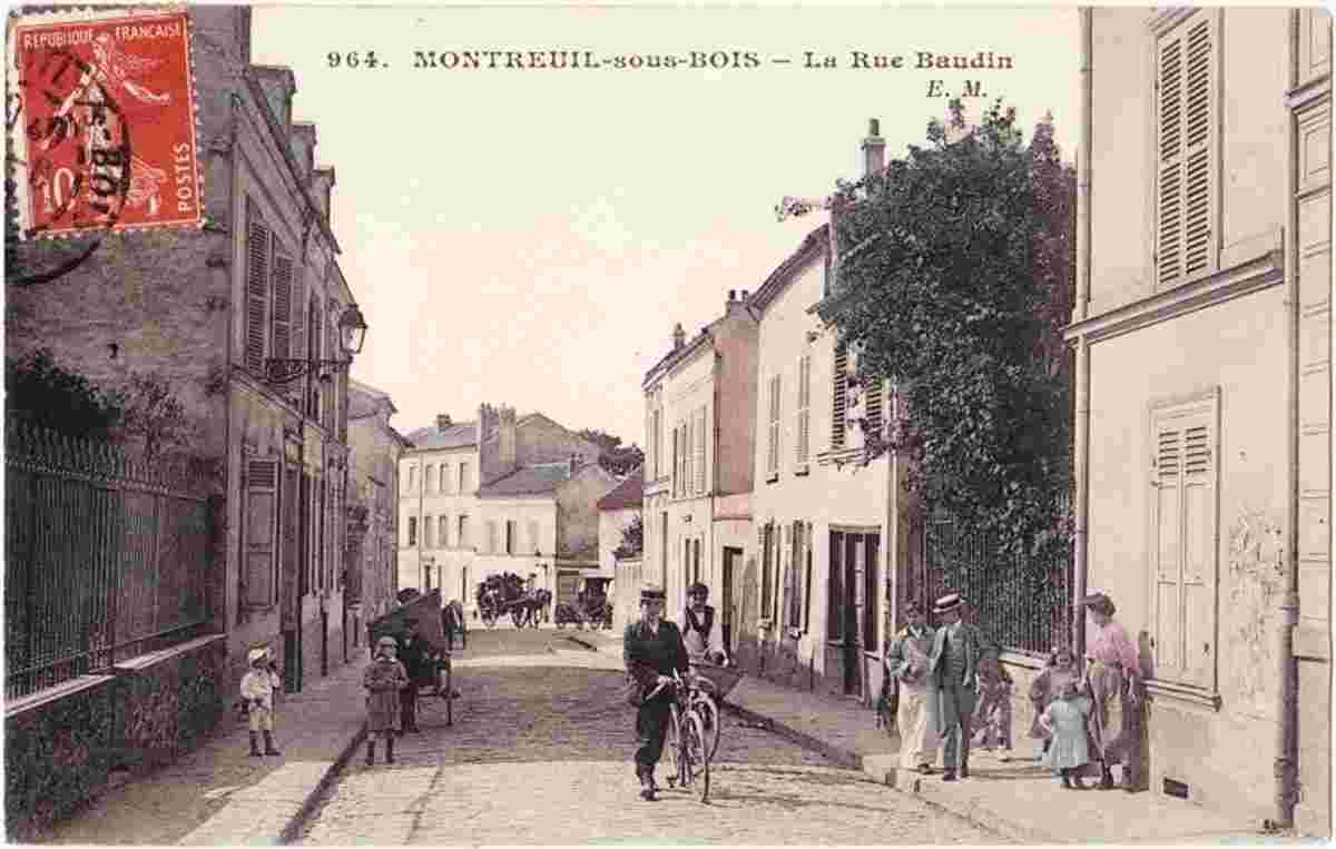 Montreuil. La Rue Baudin
