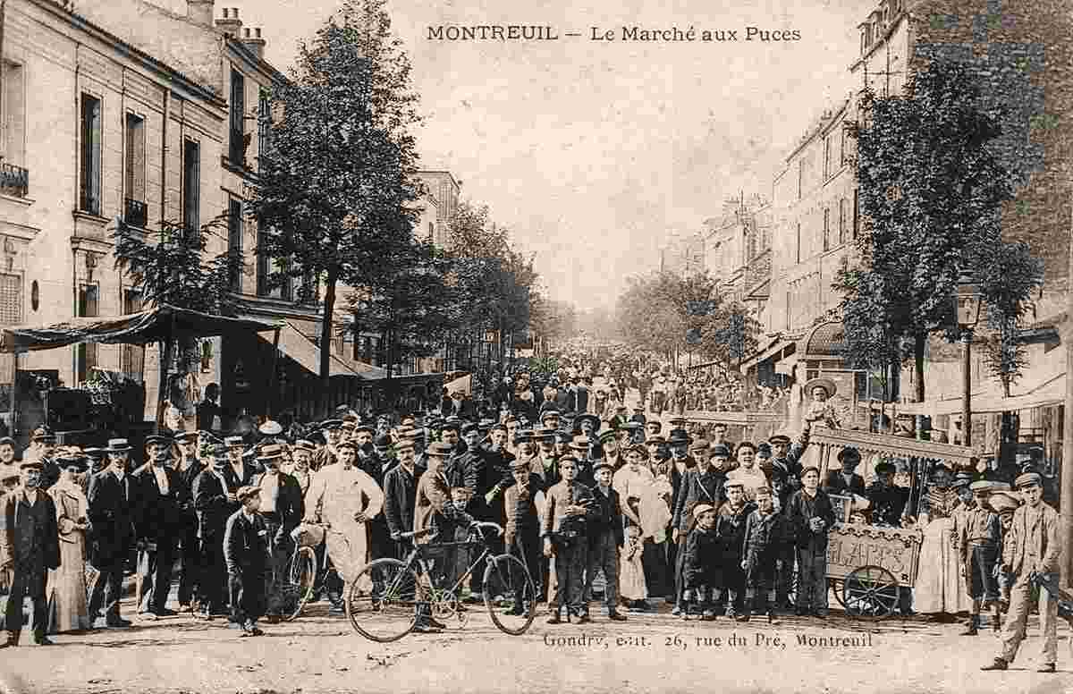 Montreuil. Le Marché aux Puces, 1906