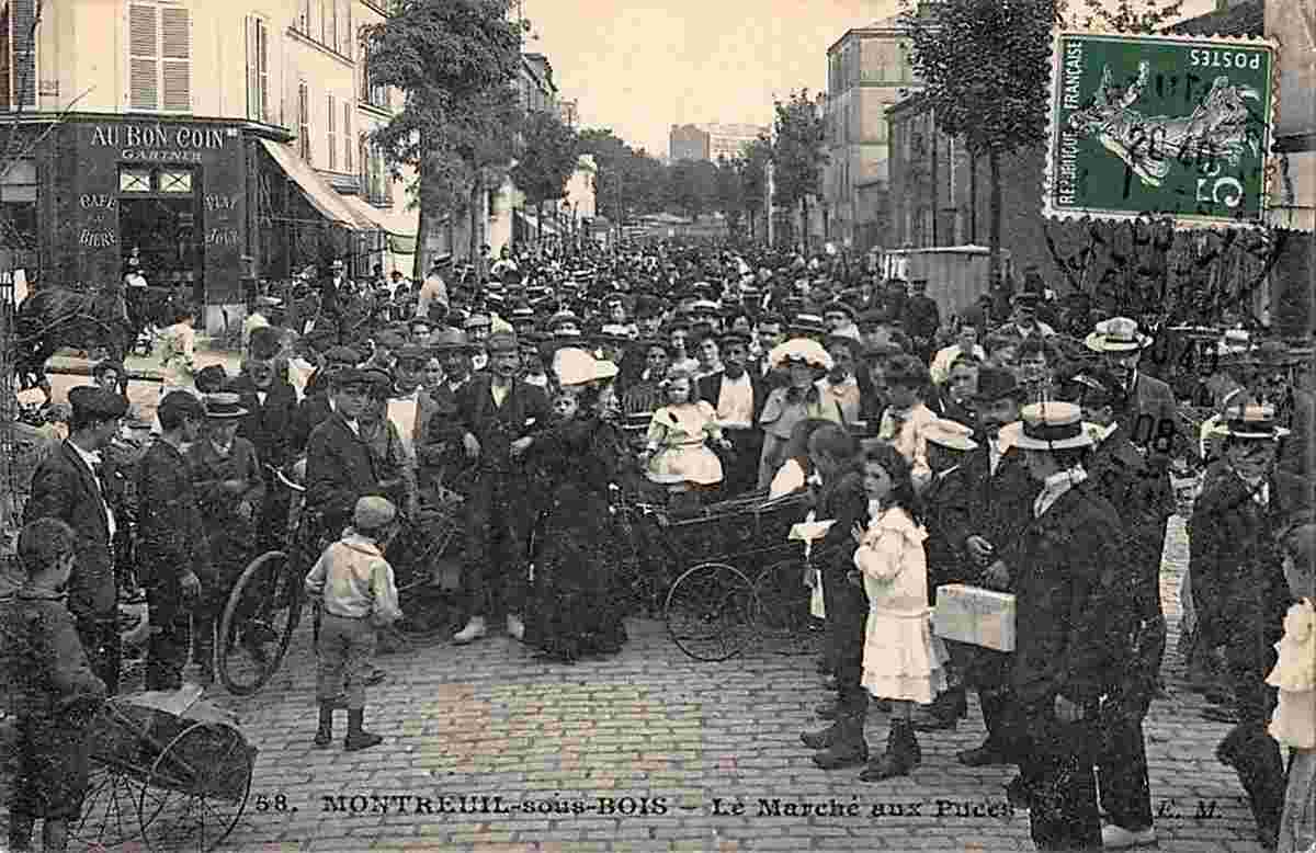 Montreuil. Le Marché aux Puces, 1908