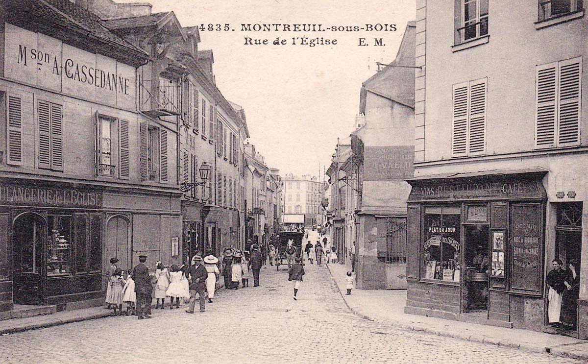 Montreuil. Rue de l'Église