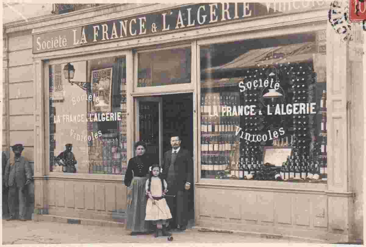 Montreuil. Société la France et l'Algérie, Viticole, 1907