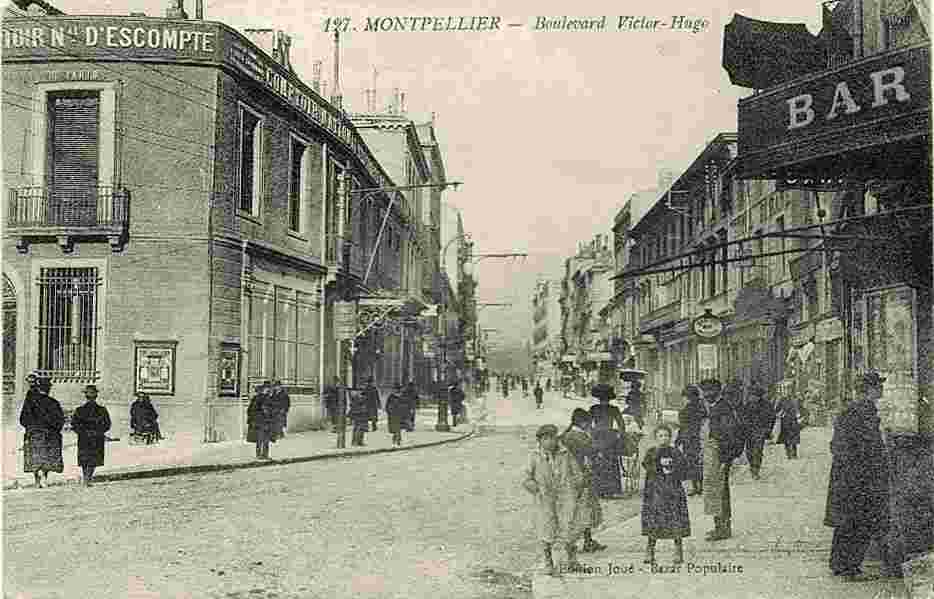 Montpellier. Boulevard Victor Hugo