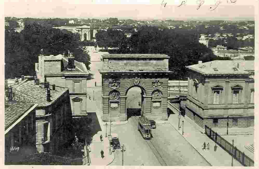Montpellier. L'Arc de Triomphe