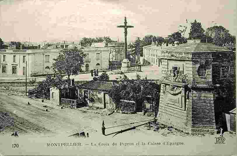 Montpellier. La Croix du Peyrou