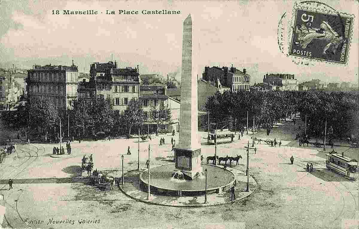 Marseille. La Place Castellane