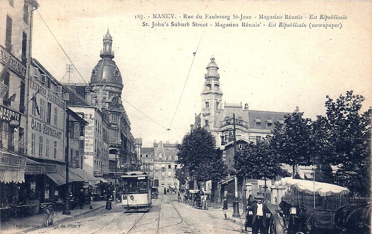 Nancy. Rue du Faubourg Saint-Jean
