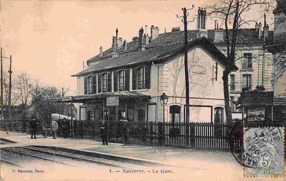 Nanterre. La Gare, 1904