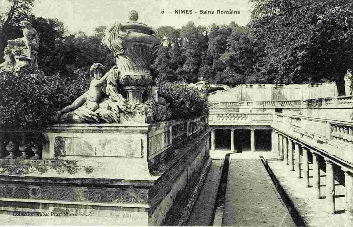 Nîmes. Jardin de la Fontaine