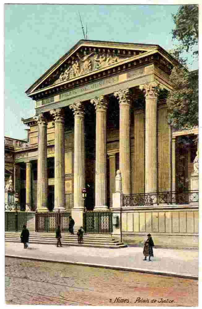 Nîmes. Le Palais de Justice