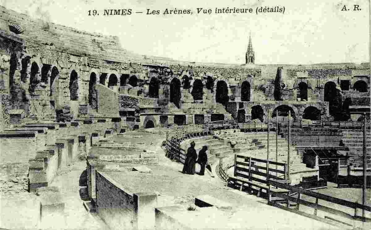 Nîmes. Les Arènes, 1916