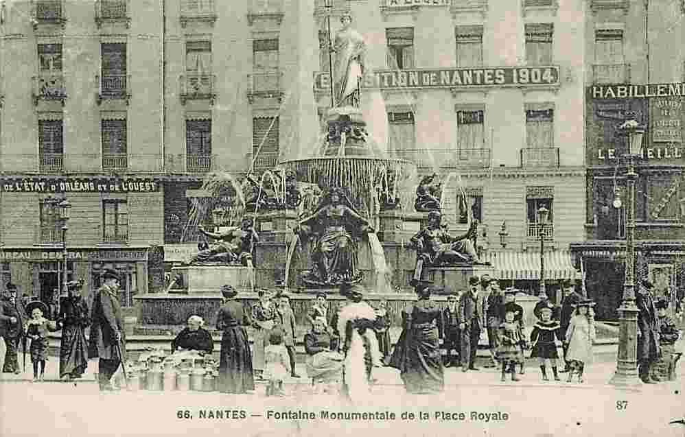Nantes. Fontaine Monumentale de la Place Royale