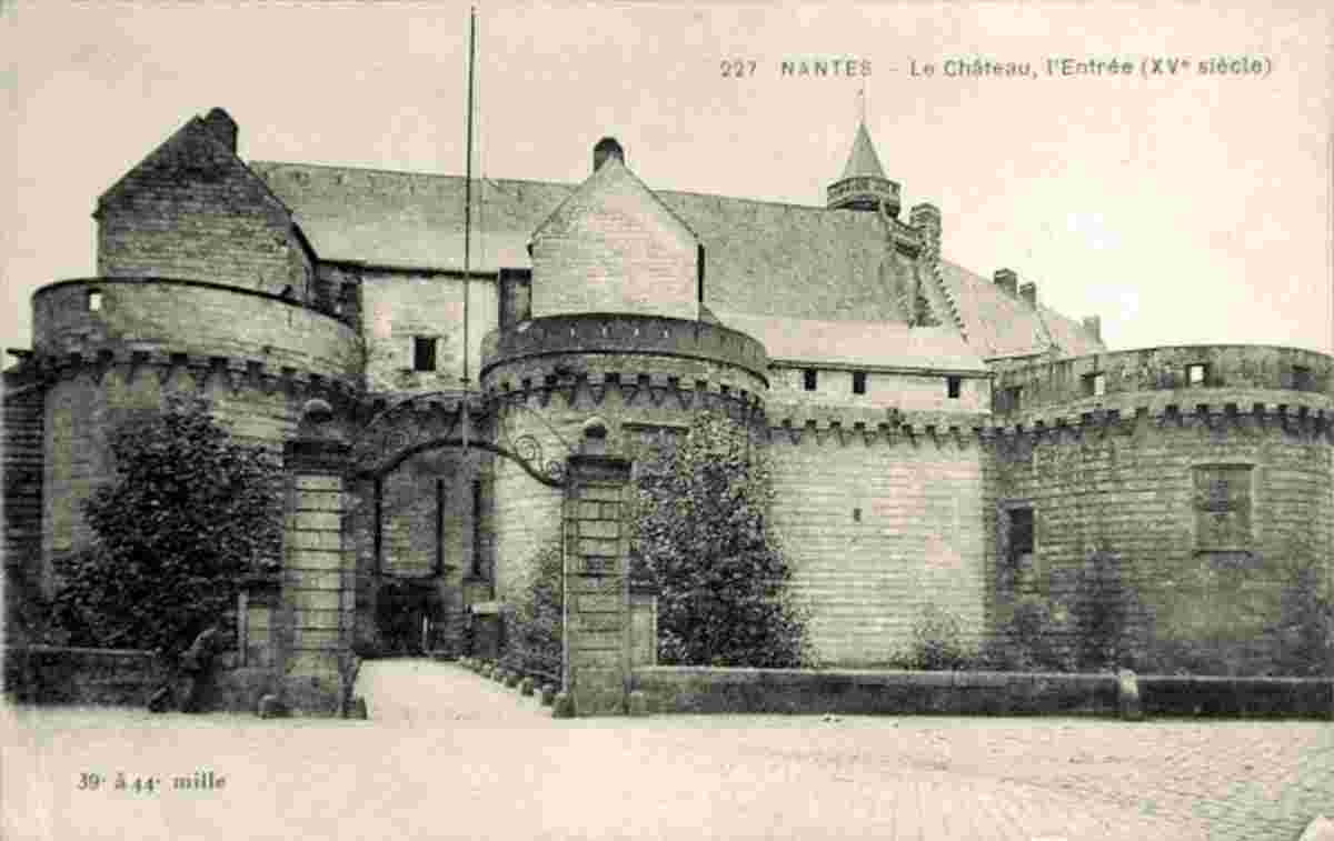 Nantes. Le Château, l'Entrée