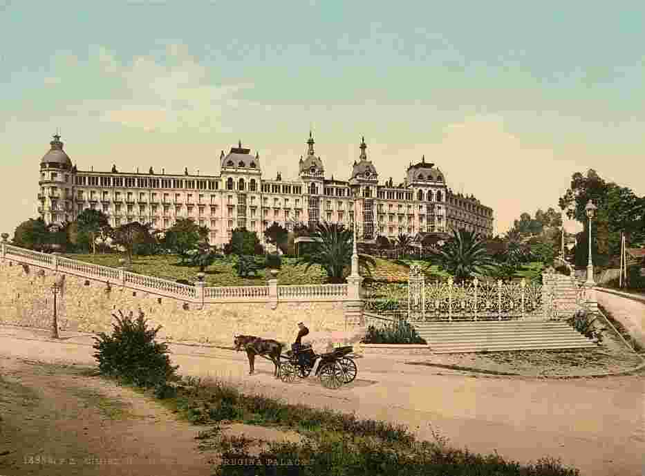 Nice. Cimiez - Hotel Excelsior, Regina Palace, vers 1890