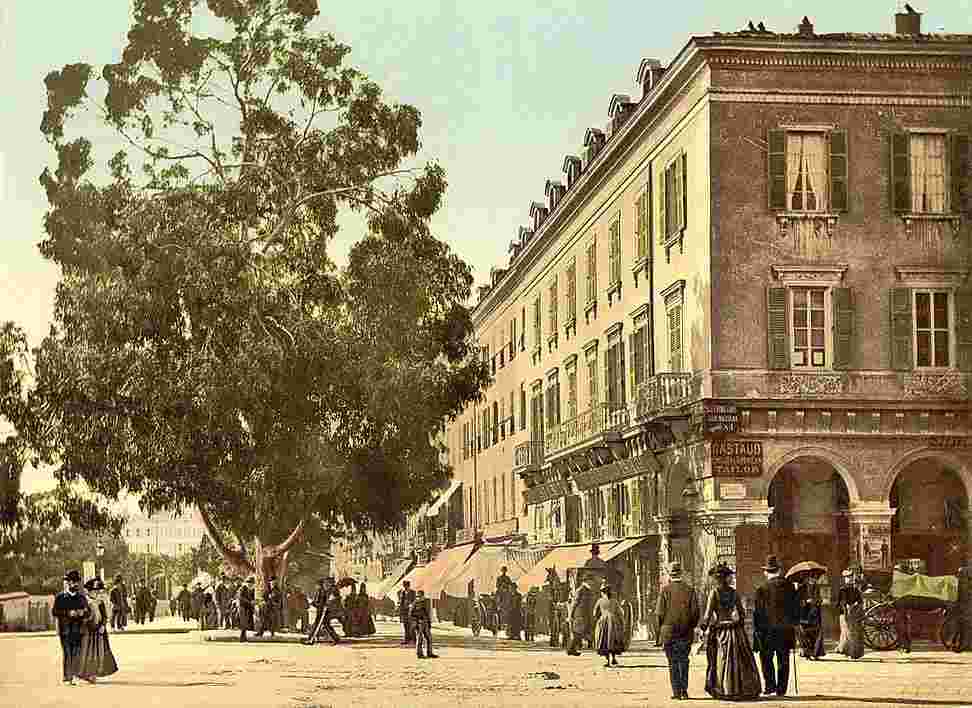 Nice. Place Masséna, vers 1890