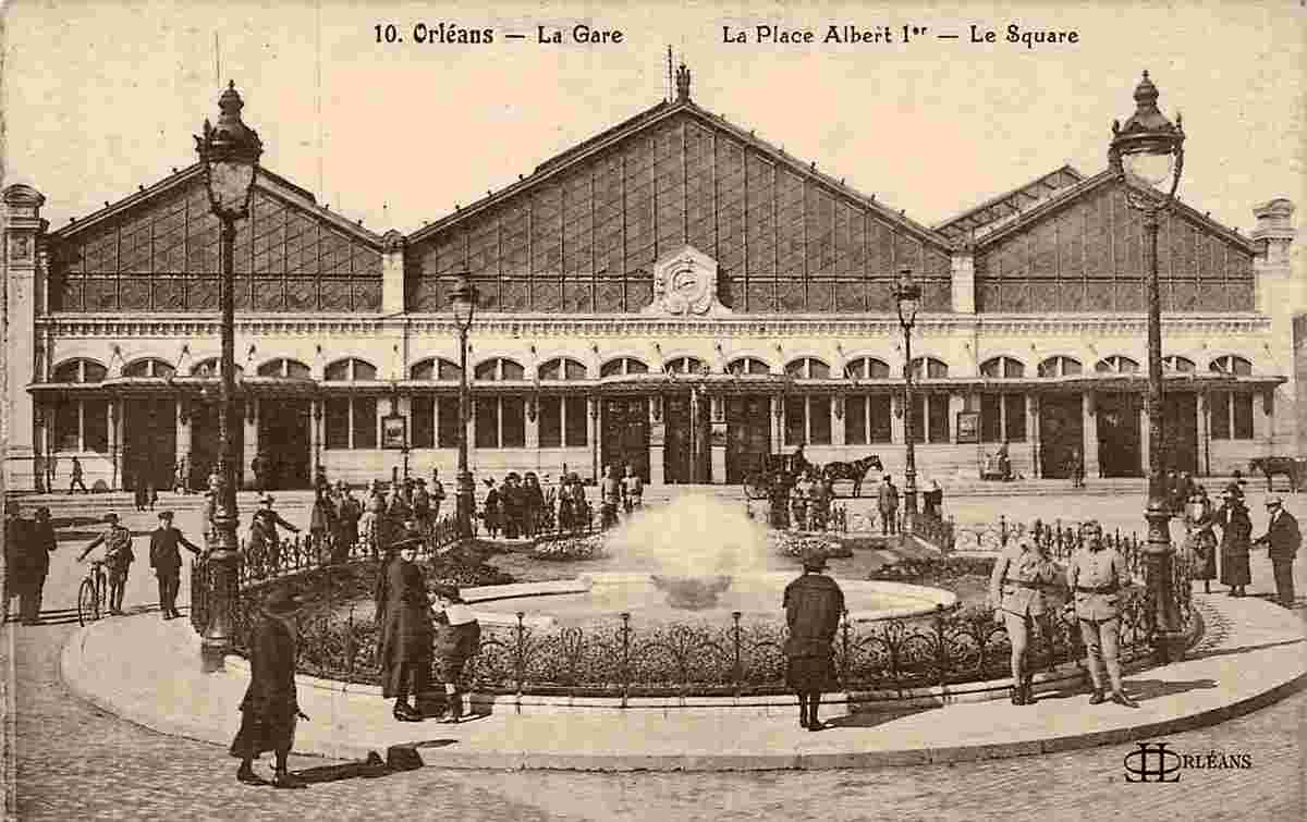 Orléans. Le Gare - La Place Albert 1er