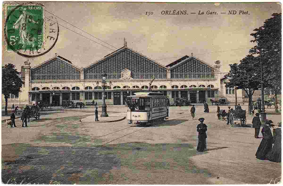 Orléans. Le Gare, Tramway