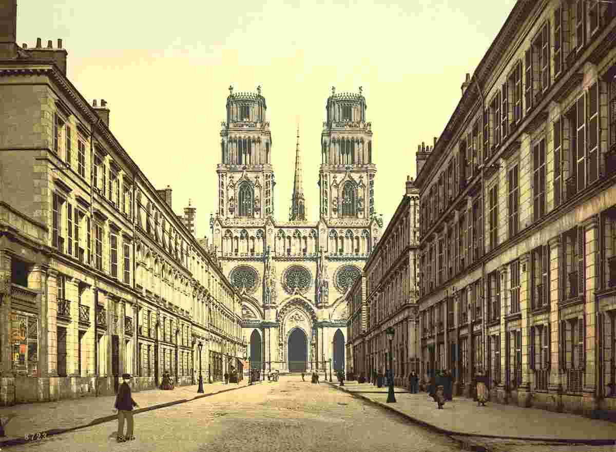 Orléans. Rue Jeanne d'Arc - Joan of Arc Street, 1890