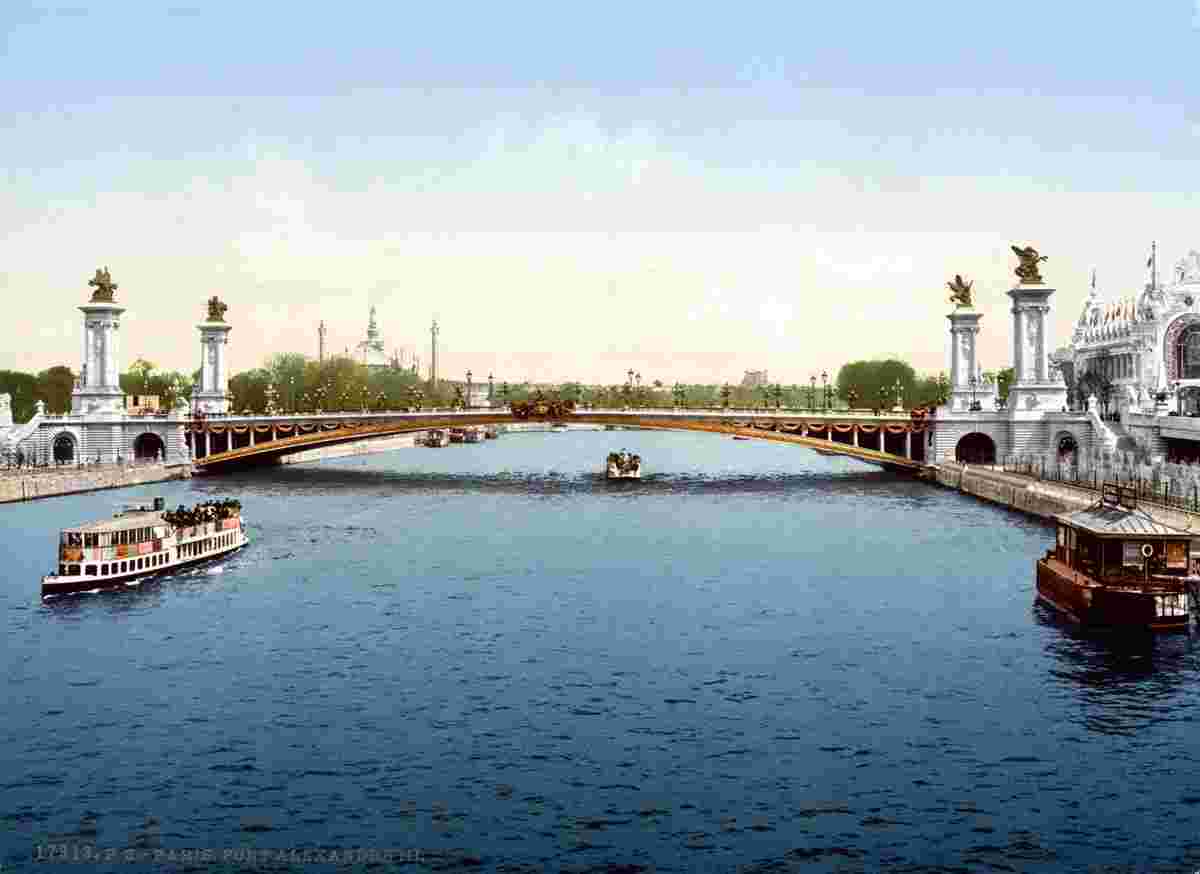 Paris. Exposition Universelle, 1900 - Alexandre III bridge