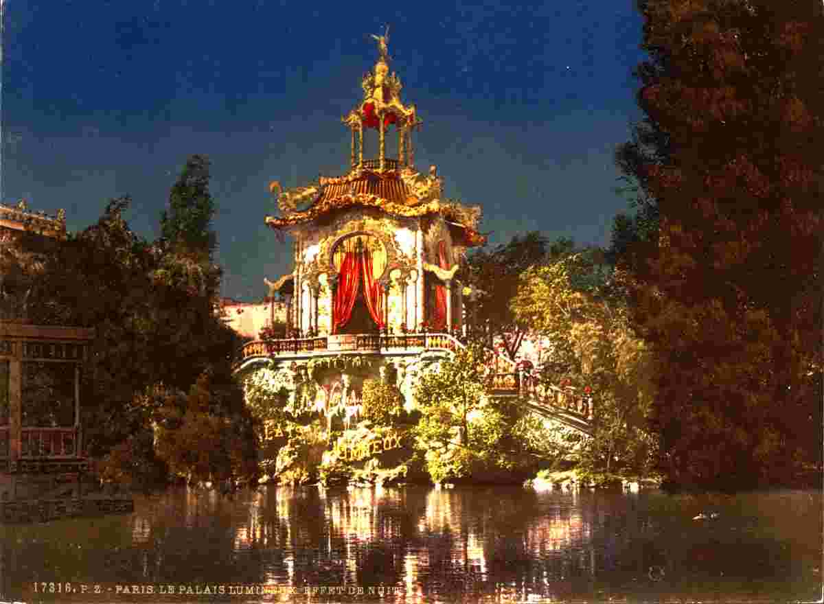 Paris. Exposition Universelle, 1900 - The Palace Lumineux, night