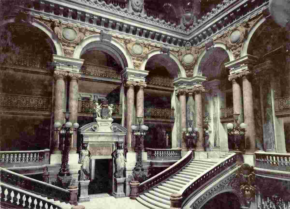 Paris. Grand Opera House. The Stairway