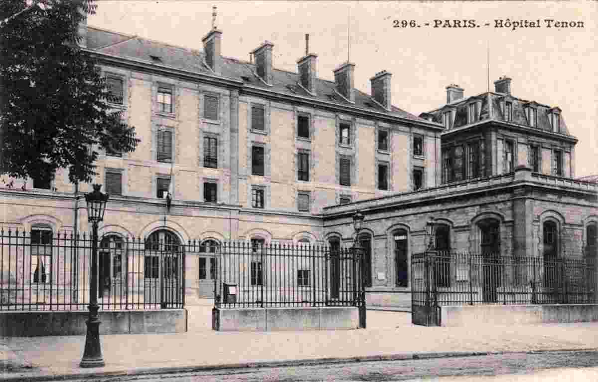 Paris. Hôpital Tenon, 1909