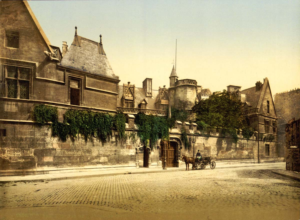 Paris. Hôtel de Cluny (Musée National du Moyen Âge), 1890s